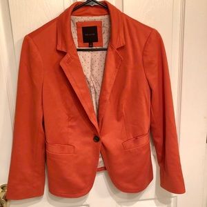 Orange suit jacket